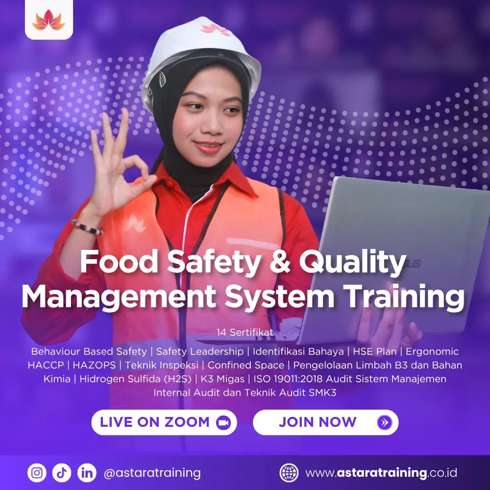 Food Safety & Quality Management Training - Online